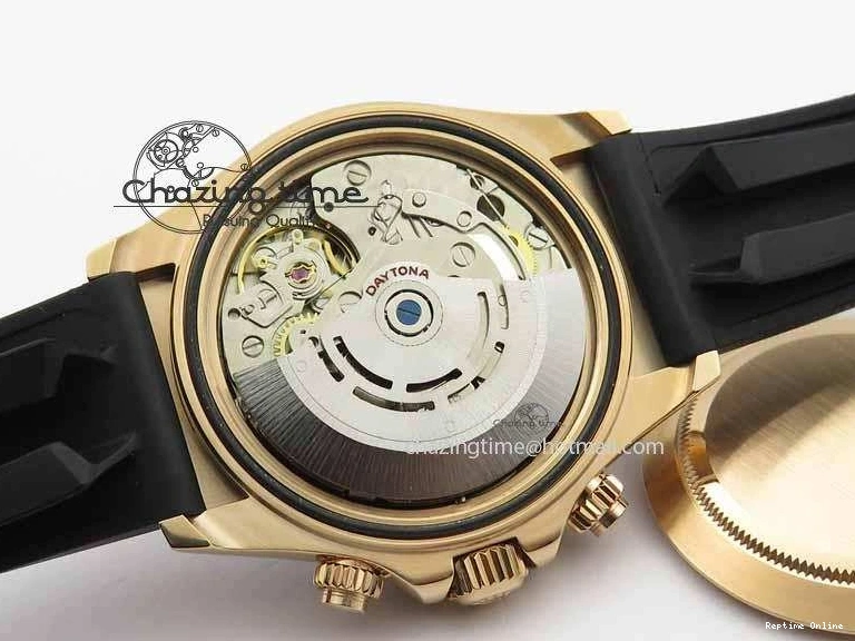 0511 Daytona 116515 Noob 1:1 Best Edition Black RG Dial On Black Rubber Strap A7750 (Free Extra Strap) ZipUp 3743